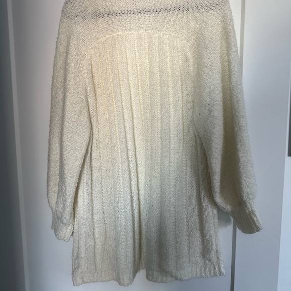 Vintage 70s 80s Lilly of California Hand Loomed Bouclé Knit Cardigan - Fits S-L - Picture 8 of 10